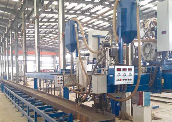 Longitudinal Beam Double Gun Submerged Arc Welding Machine